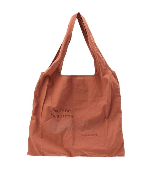 Ungrid（アングリッド）の「カラーロゴエコBAG（トートバッグ・レディース・ピンク/グリーン/ダークオレンジ/ブルー/アイボリー・FREE）」の9枚目の写真