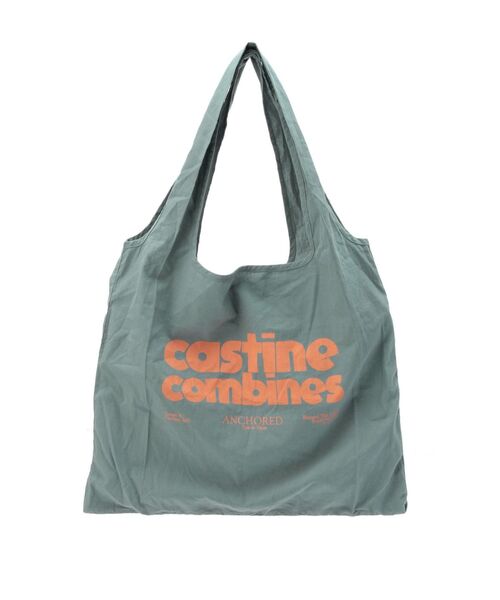 Ungrid（アングリッド）の「カラーロゴエコBAG（トートバッグ・レディース・ピンク/グリーン/ダークオレンジ/ブルー/アイボリー・FREE）」の7枚目の写真