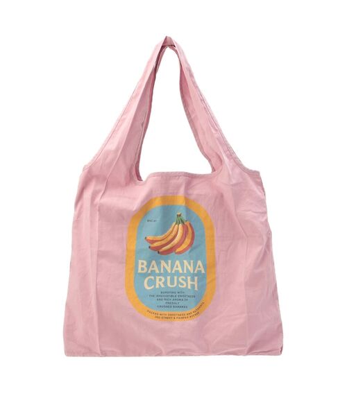 Ungrid（アングリッド）の「カラーロゴエコBAG（トートバッグ・レディース・ピンク/グリーン/ダークオレンジ/ブルー/アイボリー・FREE）」の6枚目の写真