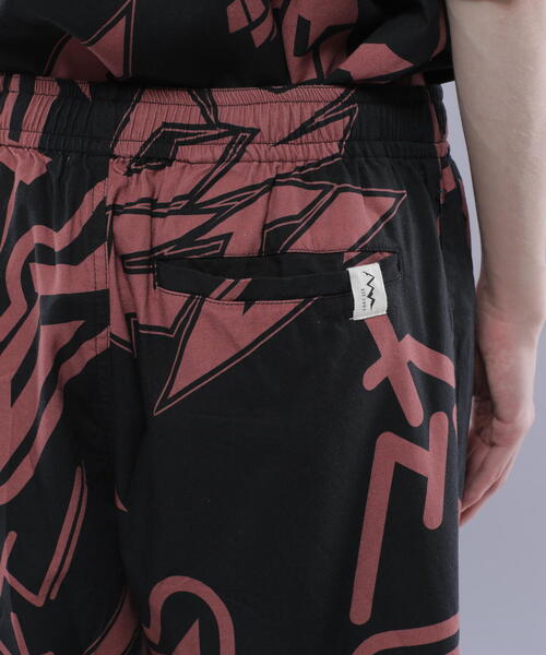 MANASTASH(マナスタッシュ)の「MANASTASH/マナスタッシュ KATAKANA MANALOHA SHORTS/カタカナマナロハショーツ(その他パンツ・メンズ・グレー/ブラック・L/M/2XL/XL)」の6枚目の写真