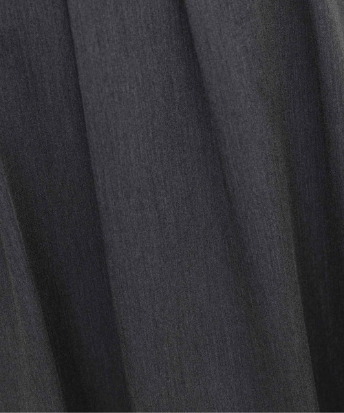 Eimee Law（エイミーロウ）の「スリットロゴチェックタックプリーツスカート（スカート・レディース・グレー/チャコールグレー/ブラウン・M）」の6枚目の写真