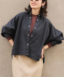 【美品】VERMEIL par iena　クレリックシャツ　ブラウス　36 美品】VERMEIL par iena クレリックシャツ ブラウス 36