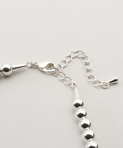 SLOBE IENA(スローブイエナ)の「《追加3》SLOBE メタルビーズショートネックレス(ネックレス・レディース・シルバー・FREE)」の6枚目の写真