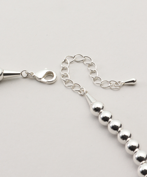 SLOBE IENA(スローブイエナ)の「《追加3》SLOBE メタルビーズショートネックレス(ネックレス・レディース・シルバー・FREE)」の7枚目の写真