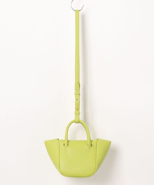 MERCURYDUO(マーキュリーデュオ)の「Serena Ruched Hobo Handle Crossbody Bag(ハンドバッグ・レディース・ライトブルー/ライム・FREE)」の1枚目の写真