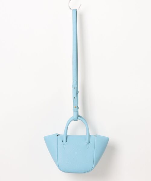 MERCURYDUO(マーキュリーデュオ)の「Serena Ruched Hobo Handle Crossbody Bag(ハンドバッグ・レディース・ライトブルー/ライム・FREE)」の3枚目の写真