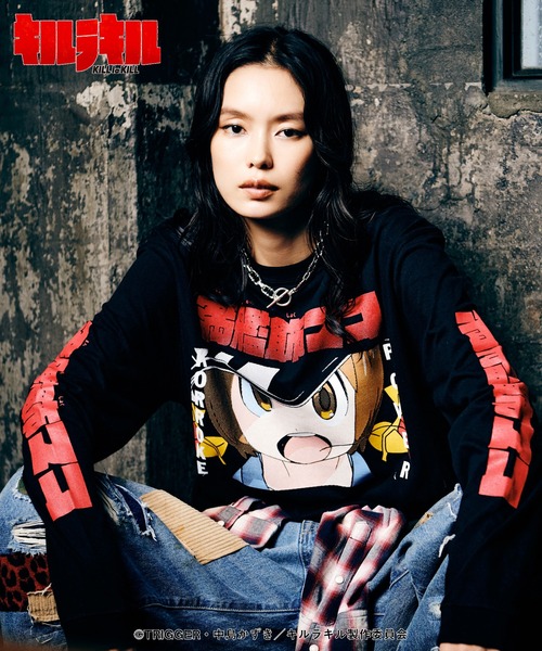 glamb(グラム)の「Mako Cutsew / マコカットソー(Tシャツ/カットソー・メンズ・ブラック・XL/L/M/S)」の1枚目の写真