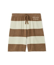 gelato pique（ジェラートピケ）の「【HOMME】スムーズィーlite2ボーダーハーフパンツ（ルームウェア/パジャマ・メンズ）」