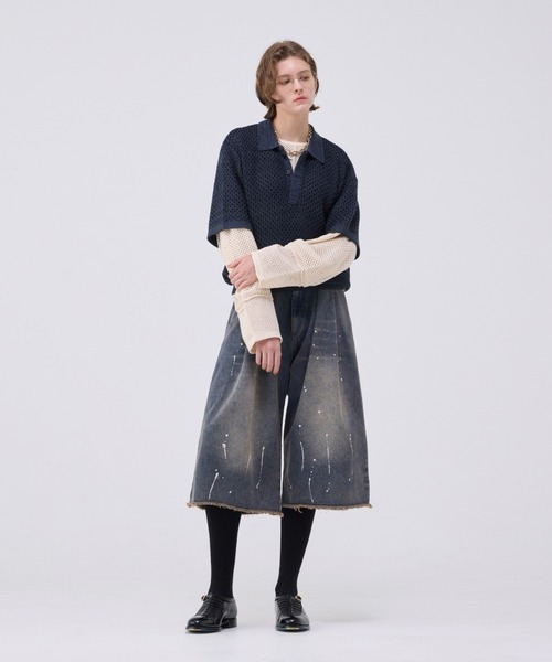 soerte マルチカラージャガードニットポロ 1 soerte（ソエルテ）の「MULTI COLLAR JACQUARD KNIT POLO/マルチ