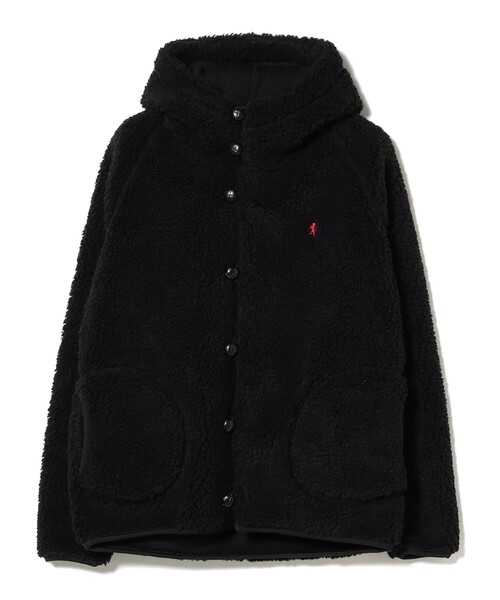 GYMPHLEX（ジムフレックス）の「Gymphlex / ボア フード ジャケット（ブルゾン・レディース・ブラック/ナチュラル・14/16）」の9枚目の写真