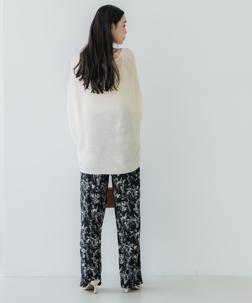coca（coca）（コカ）の「ビックシルエットドルマンニット（Tシャツ/カットソー・レディース・ブラウン/アイボリー・M/L）」の6枚目の写真