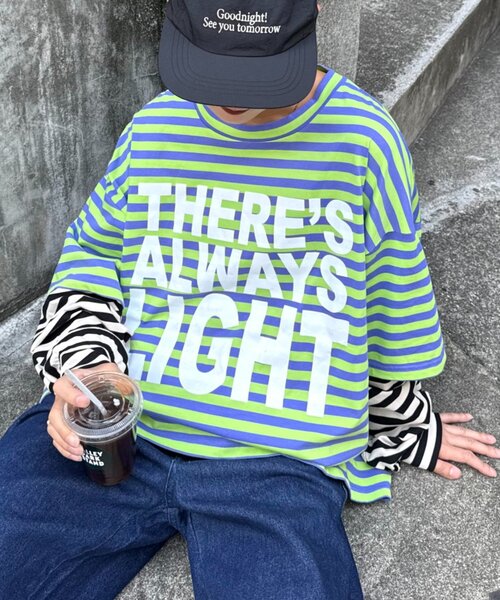 sullen abahouse レイヤードラインカットソー sullen abahouse レイヤードラインカットソー