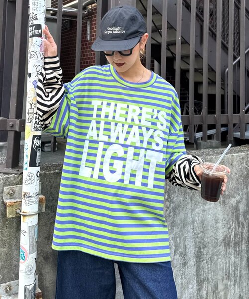 セール】【SG】ボーダーレイヤードロンTEE（Tシャツ/カットソー