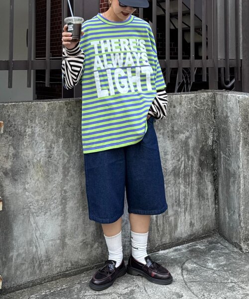 セール】【SG】ボーダーレイヤードロンTEE（Tシャツ/カットソー