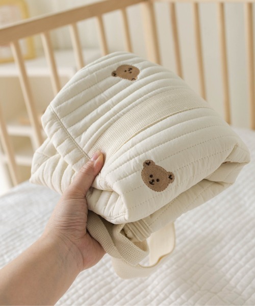SHEPP（シープ）の「【大容量】総柄刺繍 キルティング ボストン トラベル ジムバッグ チェリー くま うさぎ（ボストンバッグ・レディース・ブラック/ホワイト/レッド/グリーン/ベージュ/ダークグリーン/ブルー/ピンク/ホワイト系その他・F）」の17枚目の写真