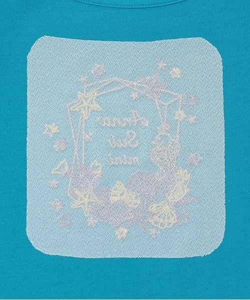 ANNA SUI mini(アナスイ・ミニ)の「【人気商品再入荷】【直営店で取り扱い無し】肩開きシェル刺しゅうTシャツ(Tシャツ/カットソー・キッズ・ターコイズブルー/ラベンダー・130cm/150cm/120cm/140cm)」の6枚目の写真