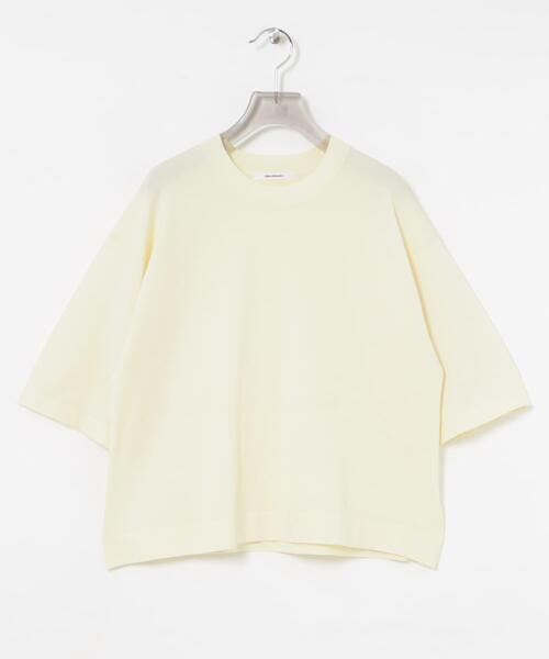 URBAN RESEARCH(アーバンリサーチ)の「ドライタッチハイゲージニットTシャツ(Tシャツ/カットソー・レディース・オフホワイト/ブラック・FREE)」の20枚目の写真