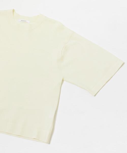 URBAN RESEARCH(アーバンリサーチ)の「ドライタッチハイゲージニットTシャツ(Tシャツ/カットソー・レディース・オフホワイト/ブラック・FREE)」の19枚目の写真
