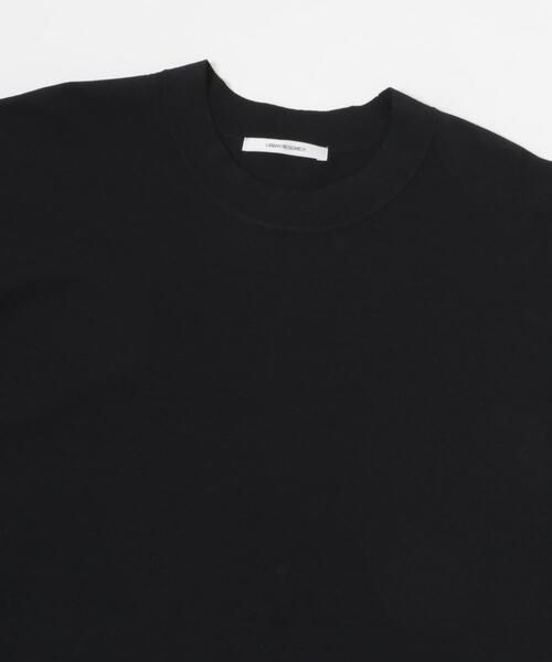 URBAN RESEARCH(アーバンリサーチ)の「ドライタッチハイゲージニットTシャツ(Tシャツ/カットソー・レディース・オフホワイト/ブラック・FREE)」の4枚目の写真