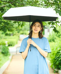 cross marche（クロスマルシェ）の「＼UVカット率＆完全遮光100%／　晴雨兼用美肌傘 日傘 ユニセックス 男女兼用 軽量（折りたたみ傘）」