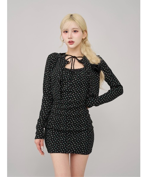 フローラルカットカーディガン（カーディガン/ボレロ）｜Darich