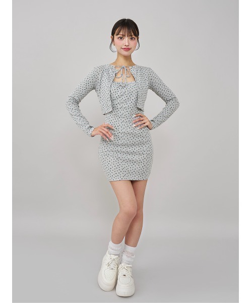 Darich（ダーリッチ）の「フローラルカットカーディガン