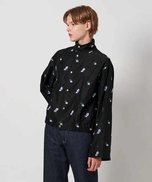 LOEFF（ロエフ）の「＜LOEFF＞キャットニップ ジャガード ブルゾン（その他アウター・レディース・ブラック・0/1）」の4枚目の写真