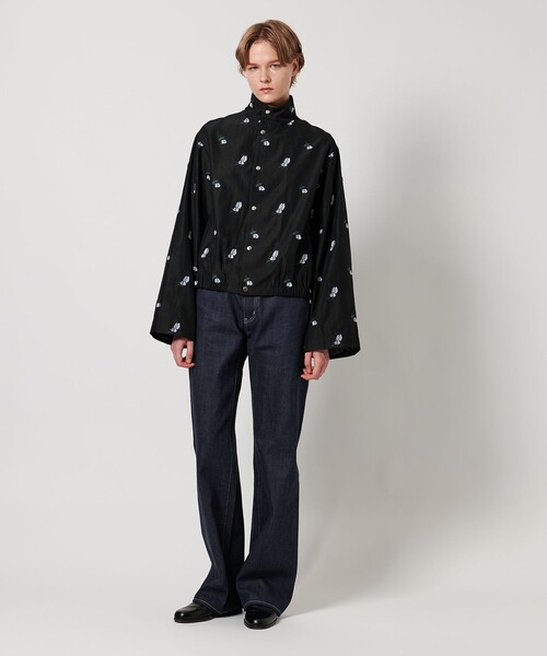 ＜LOEFF＞キャットニップ ジャガード ブルゾン LOEFF＞キャットニップ ジャガード ブルゾン