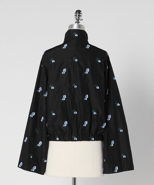 LOEFF（ロエフ）の「＜LOEFF＞キャットニップ ジャガード ブルゾン（その他アウター・レディース・ブラック・0/1）」の11枚目の写真