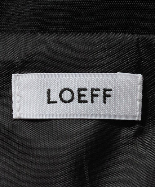 LOEFF＞キャットニップ ジャガード ブルゾン