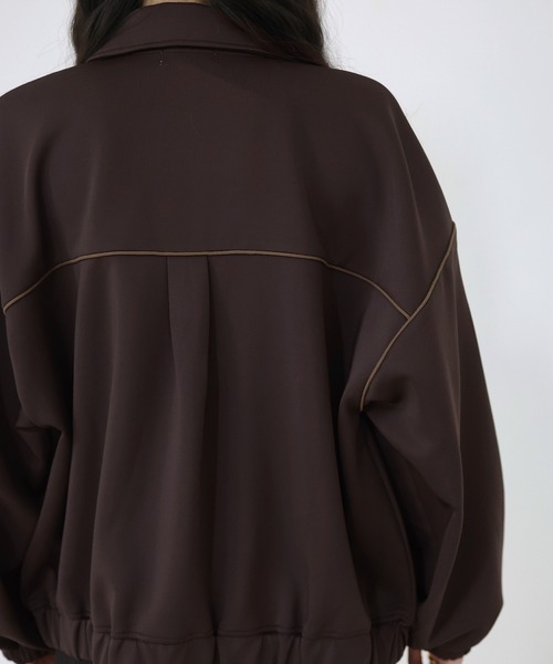 美品 キャラオーライン　キルトライナーブルゾン 美品 キャラオーライン キルトライナーブルゾン