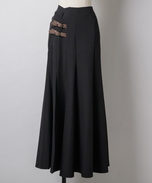 VIOLETTA（ヴィオレッタ）の「フロントスリットAラインスカート（スカート・レディース・グレー/ブラック・M/S）」の19枚目の写真