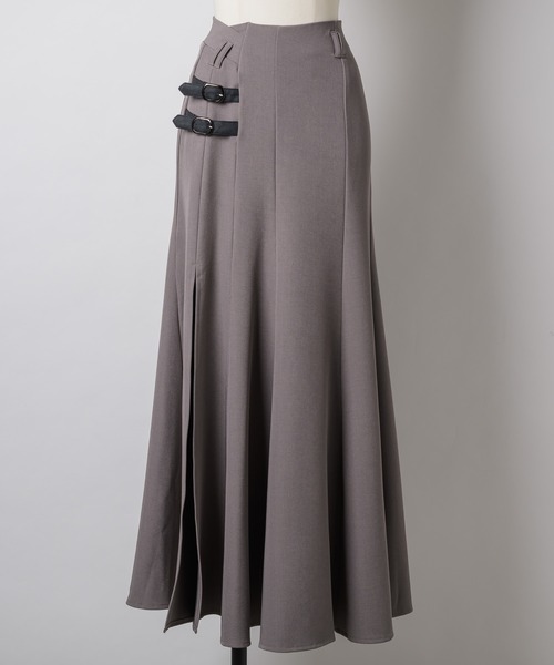 VIOLETTA（ヴィオレッタ）の「フロントスリットAラインスカート（スカート・レディース・グレー/ブラック・M/S）」の20枚目の写真