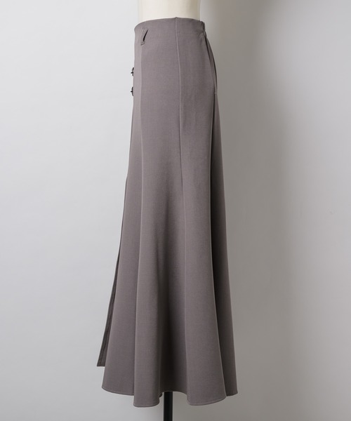 VIOLETTA（ヴィオレッタ）の「フロントスリットAラインスカート（スカート・レディース・グレー/ブラック・M/S）」の21枚目の写真