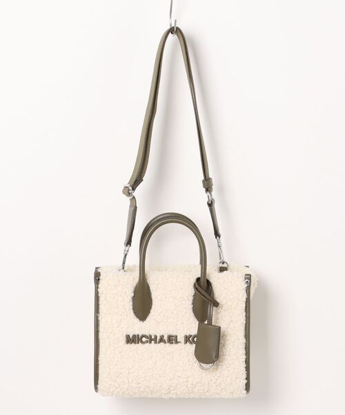 MICHAEL KORS（マイケルコース）の「MIRELLA トップジップ ショッパー クロスボディ スモール（ショルダーバッグ・レディース・オリーブ・FREE）」の8枚目の写真