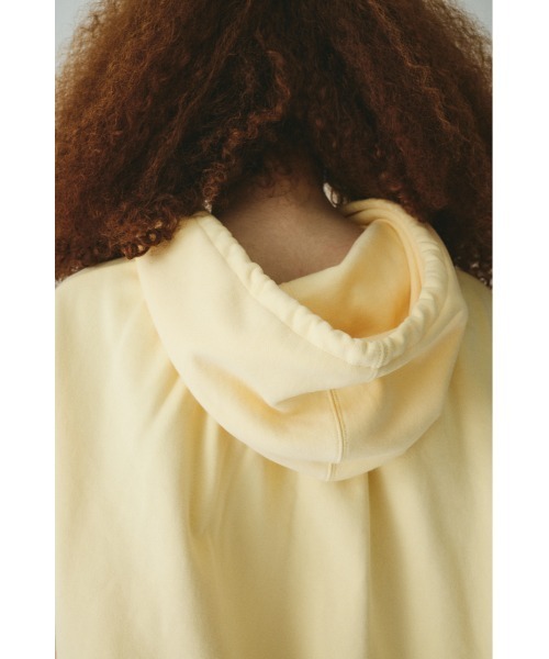 HeRIN.CYE(ヘリンドットサイ)の「Box cut hoodie ボックスカットフーディ(パーカー・レディース・ライトブラック/ライトイエロー・FREE)」の12枚目の写真