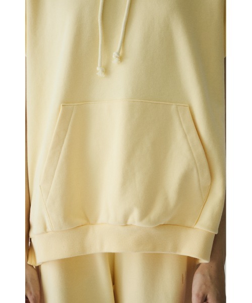 HeRIN.CYE(ヘリンドットサイ)の「Box cut hoodie ボックスカットフーディ(パーカー・レディース・ライトブラック/ライトイエロー・FREE)」の13枚目の写真