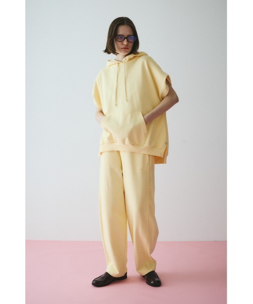 HeRIN.CYE(ヘリンドットサイ)の「Box cut hoodie ボックスカットフーディ(パーカー・レディース・ライトブラック/ライトイエロー・FREE)」の16枚目の写真