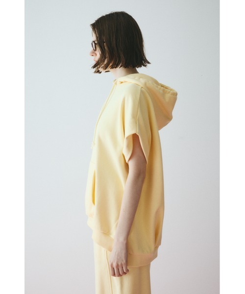 HeRIN.CYE(ヘリンドットサイ)の「Box cut hoodie ボックスカットフーディ(パーカー・レディース・ライトブラック/ライトイエロー・FREE)」の17枚目の写真