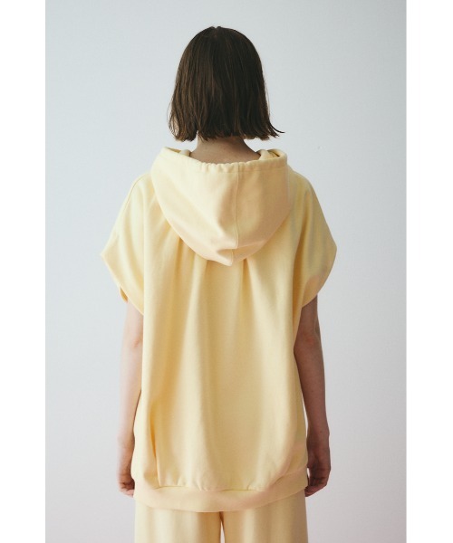 HeRIN.CYE(ヘリンドットサイ)の「Box cut hoodie ボックスカットフーディ(パーカー・レディース・ライトブラック/ライトイエロー・FREE)」の18枚目の写真