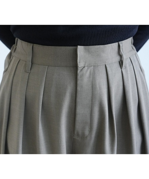 reca（レカ）の「タックコクーンボリュームパンツ（その他パンツ・レディース・モカ/チャコールグレー・FREE）」の9枚目の写真