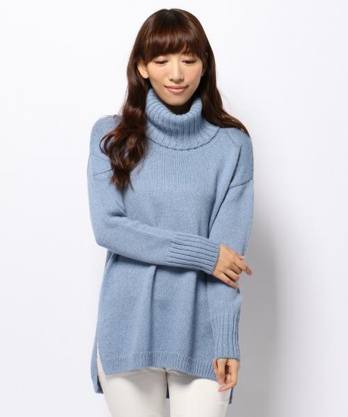 23区（ニジュウサンク）の「WO／ALPリリー ニットチュニック（ニット/セーター・レディース・ネイビー系/ライトグレー系/ライラック系/ブルー系/ブラック系/アイボリー系・44/46）」の5枚目の写真