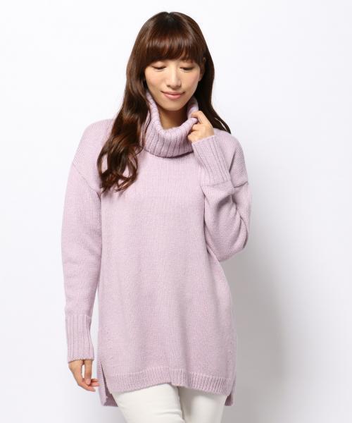 23区（ニジュウサンク）の「WO／ALPリリー ニットチュニック（ニット/セーター・レディース・ネイビー系/ライトグレー系/ライラック系/ブルー系/ブラック系/アイボリー系・44/46）」の10枚目の写真