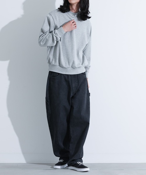 MDR（エムディアール）の「カーブシルエットペインターデニム（デニムパンツ・メンズ・ブラック/ネイビー・L/M）」の14枚目の写真