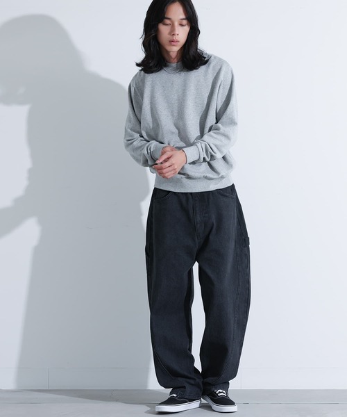 MDR（エムディアール）の「カーブシルエットペインターデニム（デニムパンツ・メンズ・ブラック/ネイビー・L/M）」の15枚目の写真