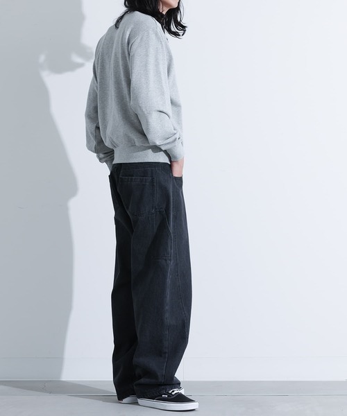MDR（エムディアール）の「カーブシルエットペインターデニム（デニムパンツ・メンズ・ブラック/ネイビー・L/M）」の16枚目の写真