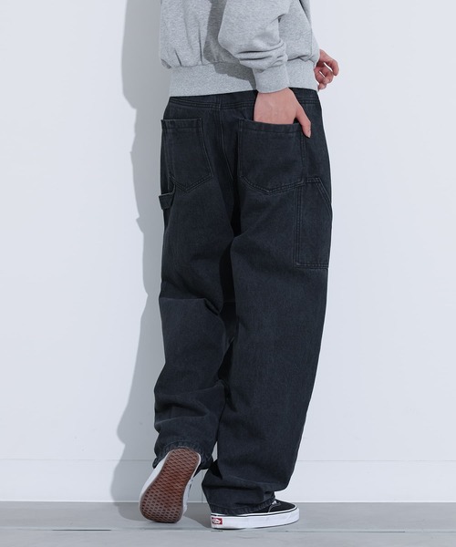 MDR（エムディアール）の「カーブシルエットペインターデニム（デニムパンツ・メンズ・ブラック/ネイビー・L/M）」の21枚目の写真