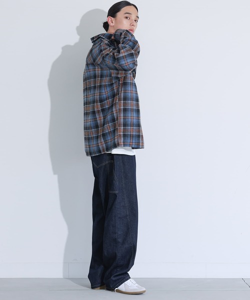 MDR（エムディアール）の「カーブシルエットペインターデニム（デニムパンツ・メンズ・ブラック/ネイビー・L/M）」の22枚目の写真