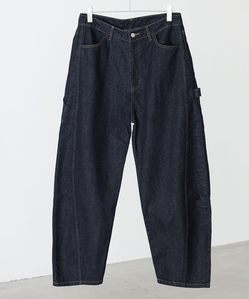 MDR（エムディアール）の「カーブシルエットペインターデニム（デニムパンツ・メンズ・ブラック/ネイビー・L/M）」の8枚目の写真