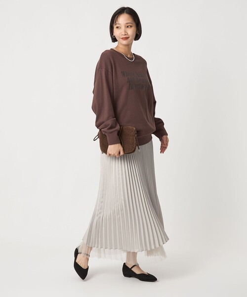 size SHORT/TALLあり］2WAY チュール プリーツ スカート（スカート